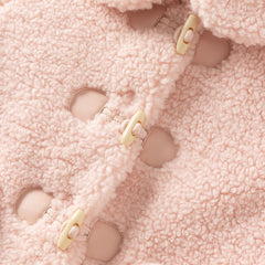 Dave&Bella Toddler Girls Cute Pink Outwear Soft Plush Padded Jackets