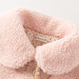 Dave&Bella Toddler Girls Cute Pink Outwear Soft Plush Padded Jackets