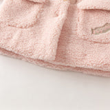 Dave&Bella Toddler Girls Cute Pink Outwear Soft Plush Padded Jackets