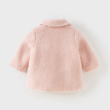 Dave&Bella Toddler Girls Cute Pink Outwear Soft Plush Padded Jackets
