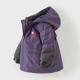 Dave&Bella Kids Boys Winter Outdoor Waterproof Warm Hooded Two-piece Down Coat Sets