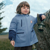 Dave&Bella Kids Boys Winter Outdoor Waterproof Warm Hooded Two-piece Down Coat Sets