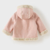 Dave&Bella Toddler Girls/Boys Casual Multiple Colors Outwear Hooded Plush-lined Coats