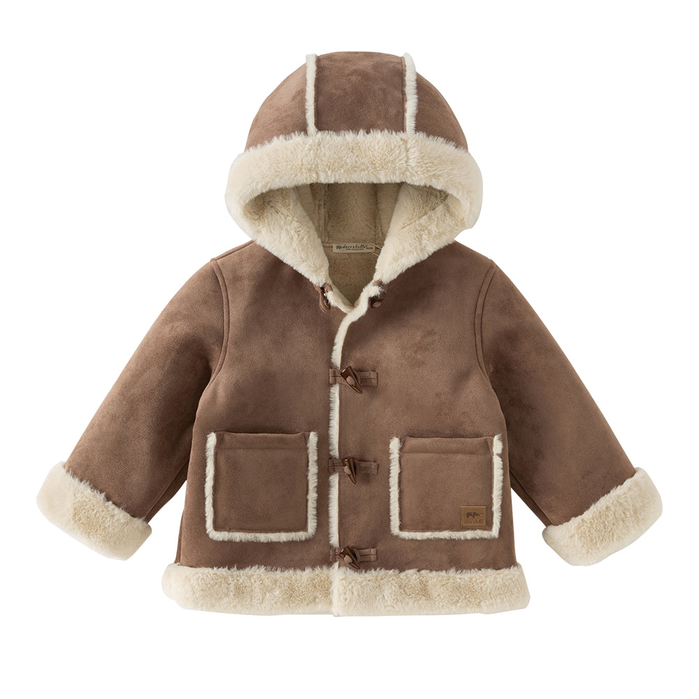 Dave&Bella Toddler Girls/Boys Casual Multiple Colors Outwear Hooded Plush-lined Coats