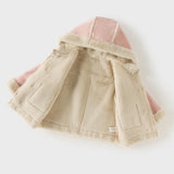 Dave&Bella Toddler Girls/Boys Casual Multiple Colors Outwear Hooded Plush-lined Coats