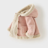 Dave&Bella Toddler Girls/Boys Casual Multiple Colors Outwear Hooded Plush-lined Coats