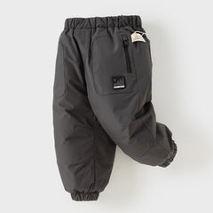 Dave&Bella Kids Boys Winter Outdoor Windproof Cozy Versatile Down Pants