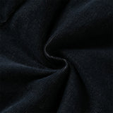 Dave&Bella Toddler Boys Navy Blue Soft Loose Cozy Padded Pants