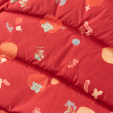 Dave&Bella Toddler Girls Winter Adorable Print Chinese-style Plush Turtle Cozy Down Coats
