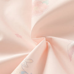 Dave&Bella Toddler Girls Chinese-style Pink Print Plush Turtle Outwear Padded Coats