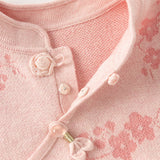 Dave&Bella Toddler Girls Classic Chinese-style Turtle Cozy A-line Mesh Dress