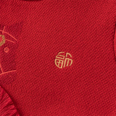 Dave&Bella Toddler Girls/Boys Festival Red/Pink Turtle Cozy Plush-lined Sweaters Tops