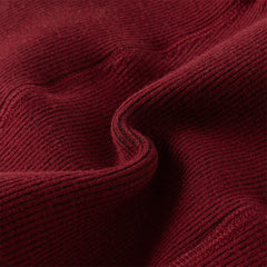 Dave&Bella Toddler Girls Versatile Red/Beige Plush-lined Tights Leggings