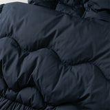 Dave&Bella Kids Girls Winter Versatile Navy Blue Windproof Hooded Cozy Down Coats