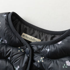 Dave&Bella Toddler Girls Winter Comfortable Elegant Print Waterproof Outwear Down Coats