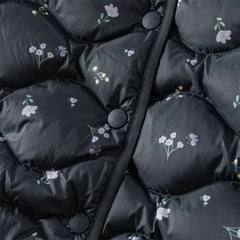 Dave&Bella Toddler Girls Winter Comfortable Elegant Print Waterproof Outwear Down Coats