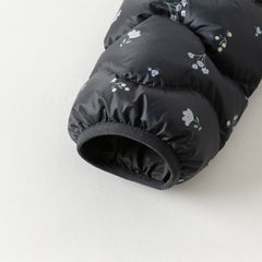 Dave&Bella Toddler Girls Winter Comfortable Elegant Print Waterproof Outwear Down Coats