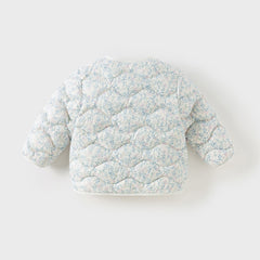 Dave&Bella Toddler Girls Winter Comfortable Elegant Print Waterproof Outwear Down Coats