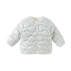 Dave&Bella Toddler Girls Winter Comfortable Elegant Print Waterproof Outwear Down Coats