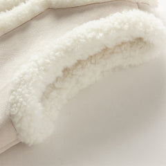 Dave&Bella Toddler Girls Elegant Grey Warm Plush Vests Tops