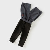 Dave&Bella Toddler Girls Sweet Fake-two-piece Design Pants
