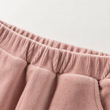 Dave&Bella Toddler Girls Sweet Fake-two-piece Design Pants