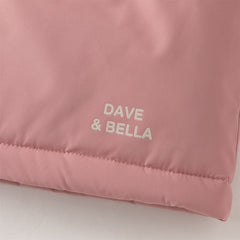 Dave&Bella Kids Girls/Boys Pink/Dark Blue Outwear Windproof Hooded Padded Coats