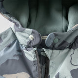 Dave&Bella Toddler Girls/Boys Playful Print Outwear Windproof Fleece-lined Hooded Coats