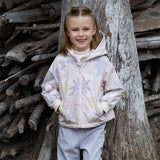 Dave&Bella Toddler Girls/Boys Playful Print Outwear Windproof Fleece-lined Hooded Coats