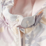 Dave&Bella Toddler Girls/Boys Playful Print Outwear Windproof Fleece-lined Hooded Coats