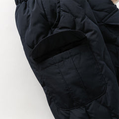 Dave&Bella Toddler Girls/Boys Winter Versatile Windproof Drawstring Warm Down Pants