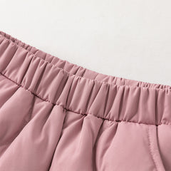 Dave&Bella Toddler Girls/Boys Winter Versatile Windproof Drawstring Warm Down Pants
