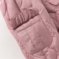 Dave&Bella Toddler Girls/Boys Winter Versatile Windproof Drawstring Warm Down Pants