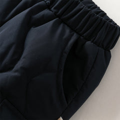 Dave&Bella Toddler Girls/Boys Winter Versatile Windproof Drawstring Warm Down Pants
