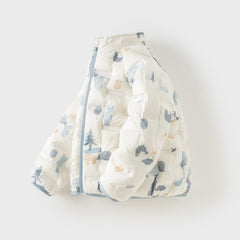 Dave&Bella Kids Girls/Boys Winter Multi-color&print Outwear Lightweight Down Puffer Jacket