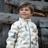 Dave&Bella Kids Girls/Boys Winter Multi-color&print Outwear Lightweight Down Puffer Jacket