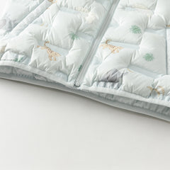 Dave&Bella Kids Girls/Boys Winter Cozy Multi-color&Print Sleeveless Down Vest Tops