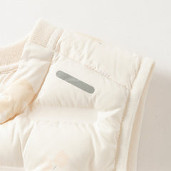 Dave&Bella Kids Girls/Boys Winter Cozy Multi-color&Print Sleeveless Down Vest Tops