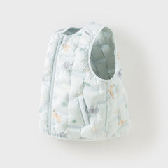 Dave&Bella Kids Girls/Boys Winter Cozy Multi-color&Print Sleeveless Down Vest Tops