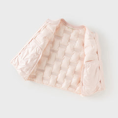 Dave&Bella Kids Girls/Boys Winter Cozy Multi-color&Print Sleeveless Down Vest Tops