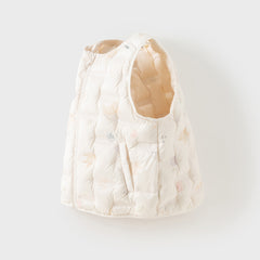 Dave&Bella Kids Girls/Boys Winter Cozy Multi-color&Print Sleeveless Down Vest Tops