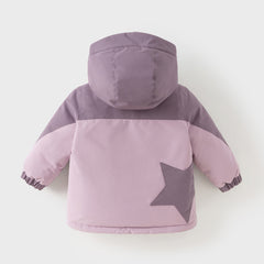 Dave&Bella Toddler Girls/Boys Winter Cozy Windproof Outwear Hooded Down Coats