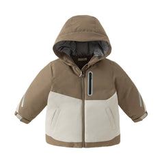 Dave&Bella Toddler Girls/Boys Winter Cozy Windproof Outwear Hooded Down Coats