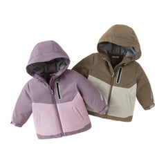 Dave&Bella Toddler Girls/Boys Winter Cozy Windproof Outwear Hooded Down Coats