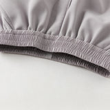 Dave&Bella Toddler Girls/Boys Winter Outdoor Purple/Grey Loose Drawstring Down Pants