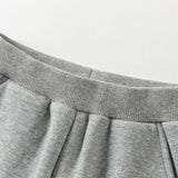 Dave&Bella Toddler Girls Cozy Plush-lined Drawstring Thermal Knit Pants