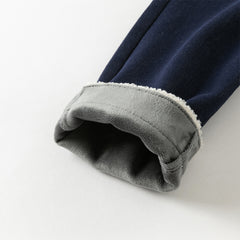 Dave&Bella Toddler Girls Winter Sweet Denim Blue Straight Leg Long Jeans Pants