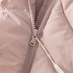 Dave&Bella Toddler Girls Winter Adorable Grey Purple Outwear Hooded Down Coats