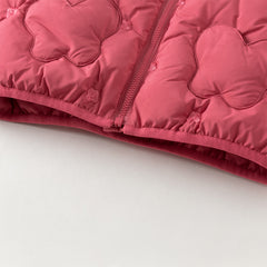 Dave&Bella Toddler Girls Winter Versatile Cute Outwear Lightweight Down Puffer Jacket