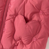 Dave&Bella Toddler Girls Winter Versatile Cute Outwear Lightweight Down Puffer Jacket